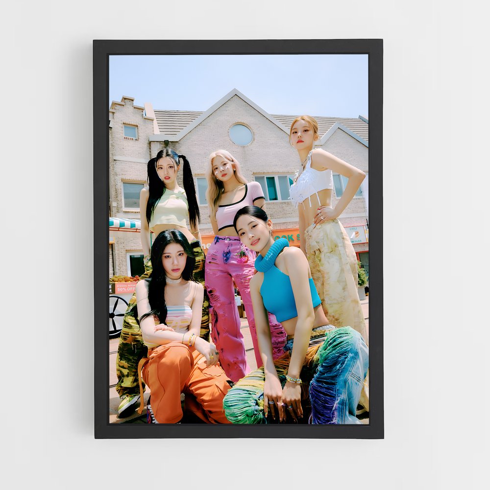 itzy-6 cadre Noir