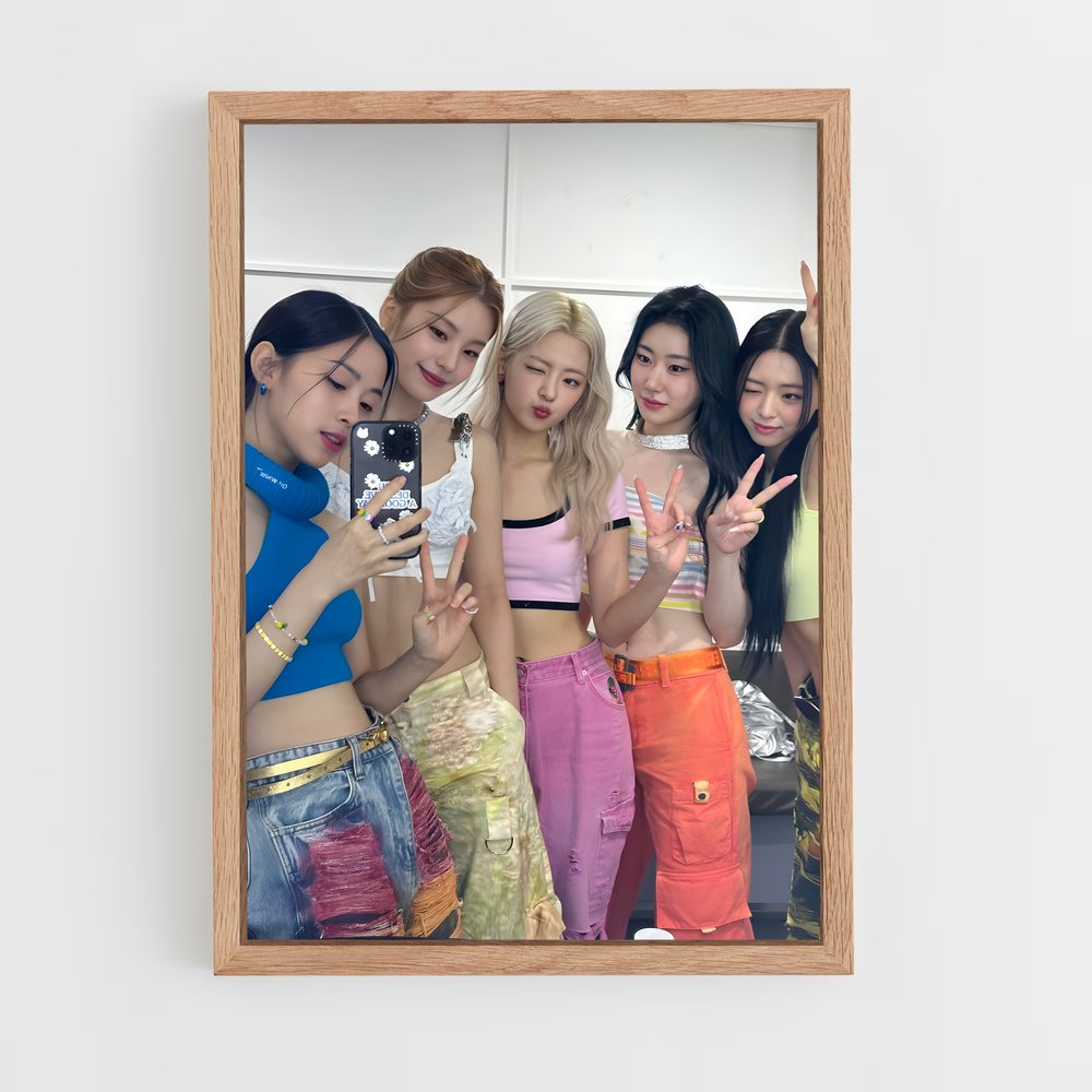 itzy-7 cadre Bois clair
