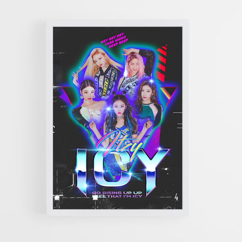 itzy-8 cadre Blanc
