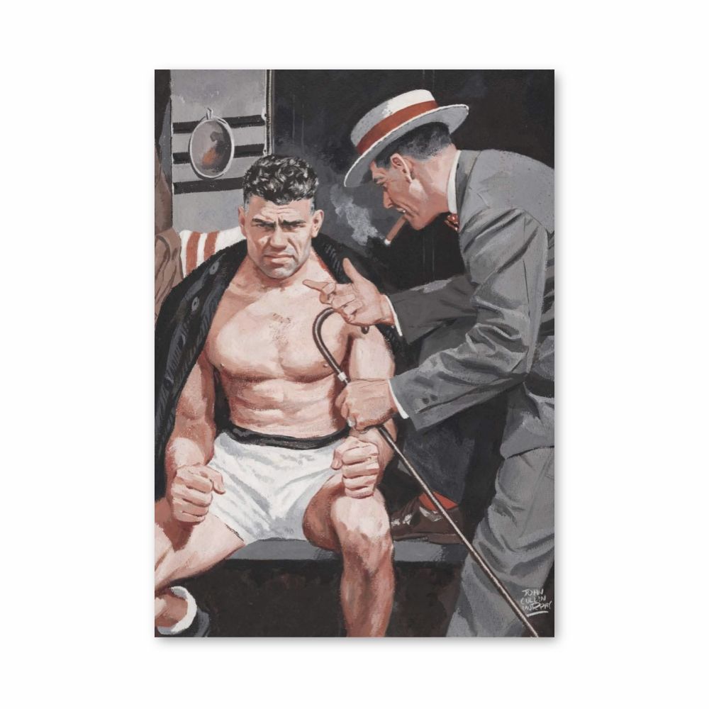 Jack Dempsey Muscle Poster