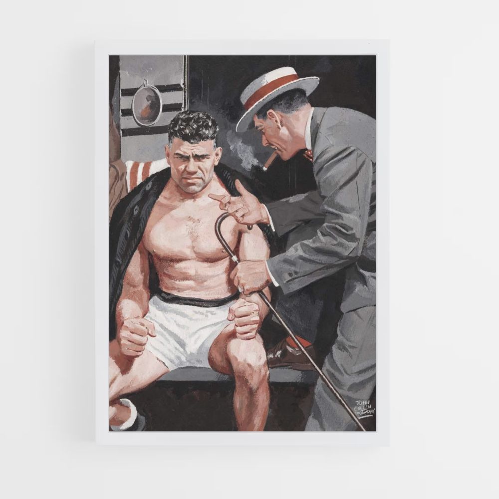 Jack Dempsey Muscle Poster