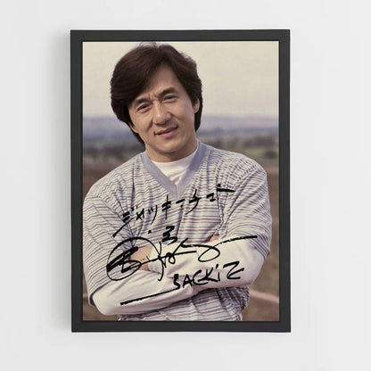 Poster Jackie Chan Autograph