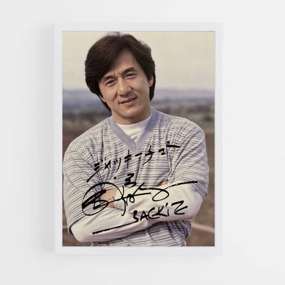 Poster Jackie Chan Autograph