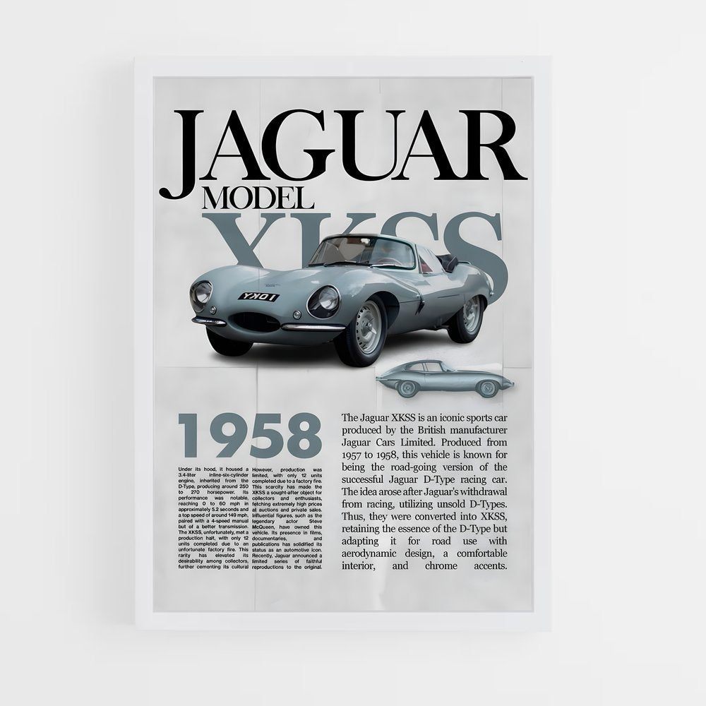 jaguar-4 cadre Blanc