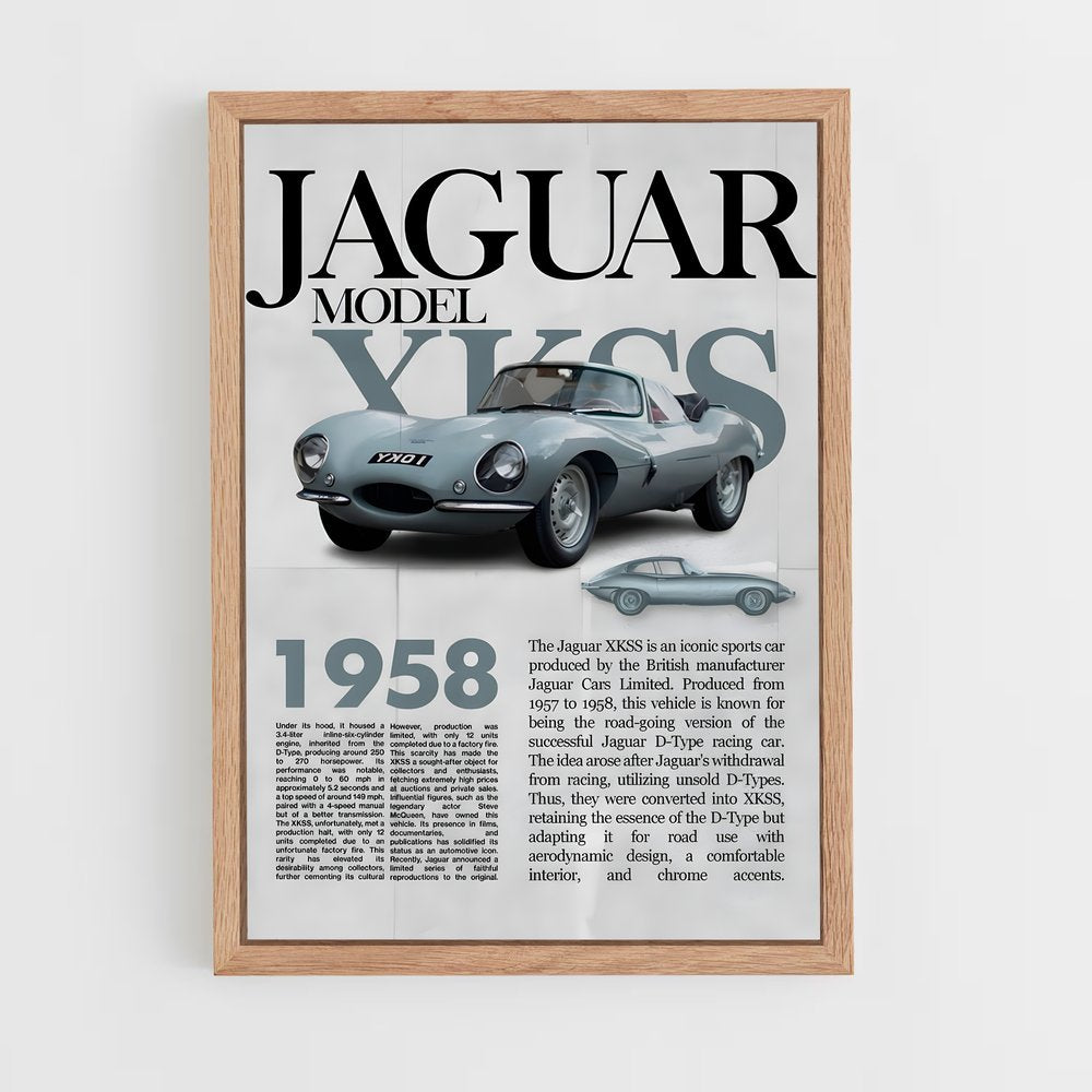 jaguar-4 cadre Bois clair