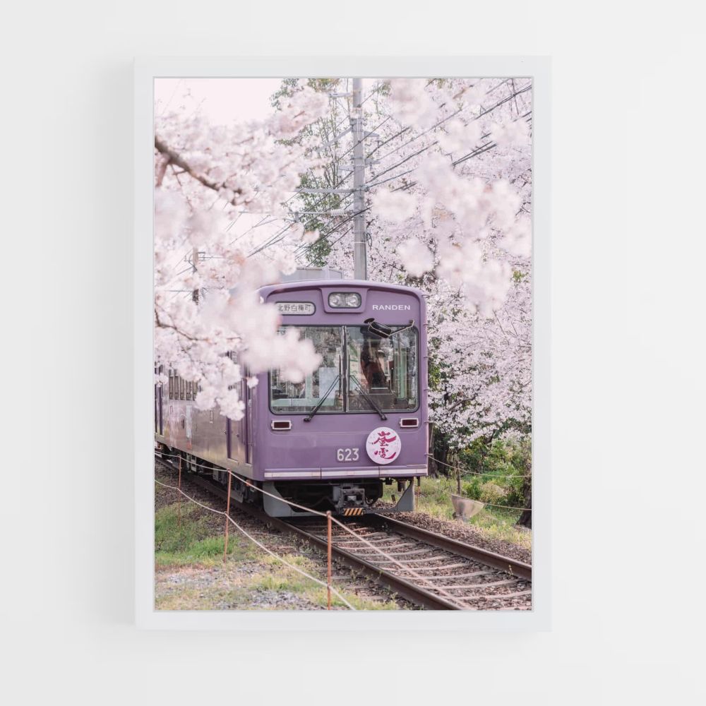 Poster Train Sakura