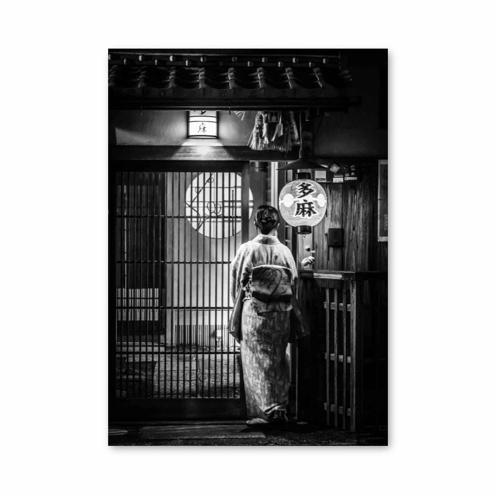 Poster Japan Black and White