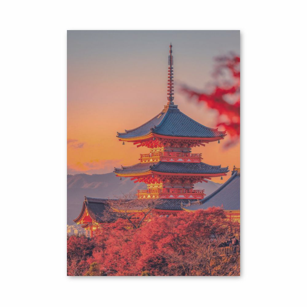 Poster Japan Sunny Temple