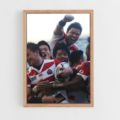 japan-rugby-6 cadre Bois clair