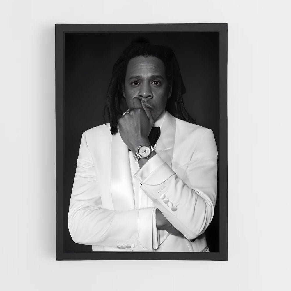 jay-z-7 cadre Noir
