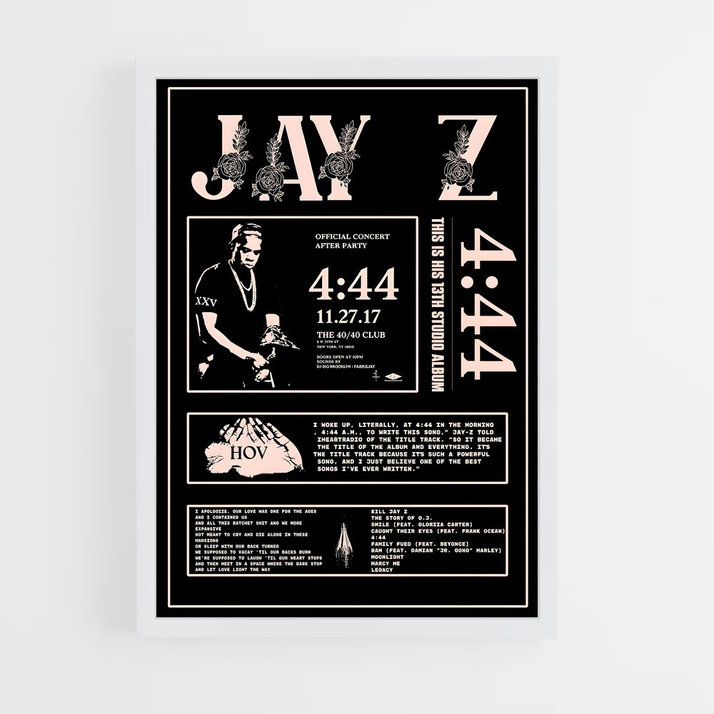 jay-z-9 cadre Blanc