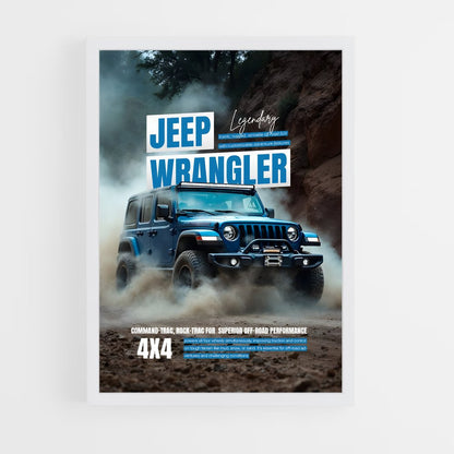 jeep-1 cadre Blanc