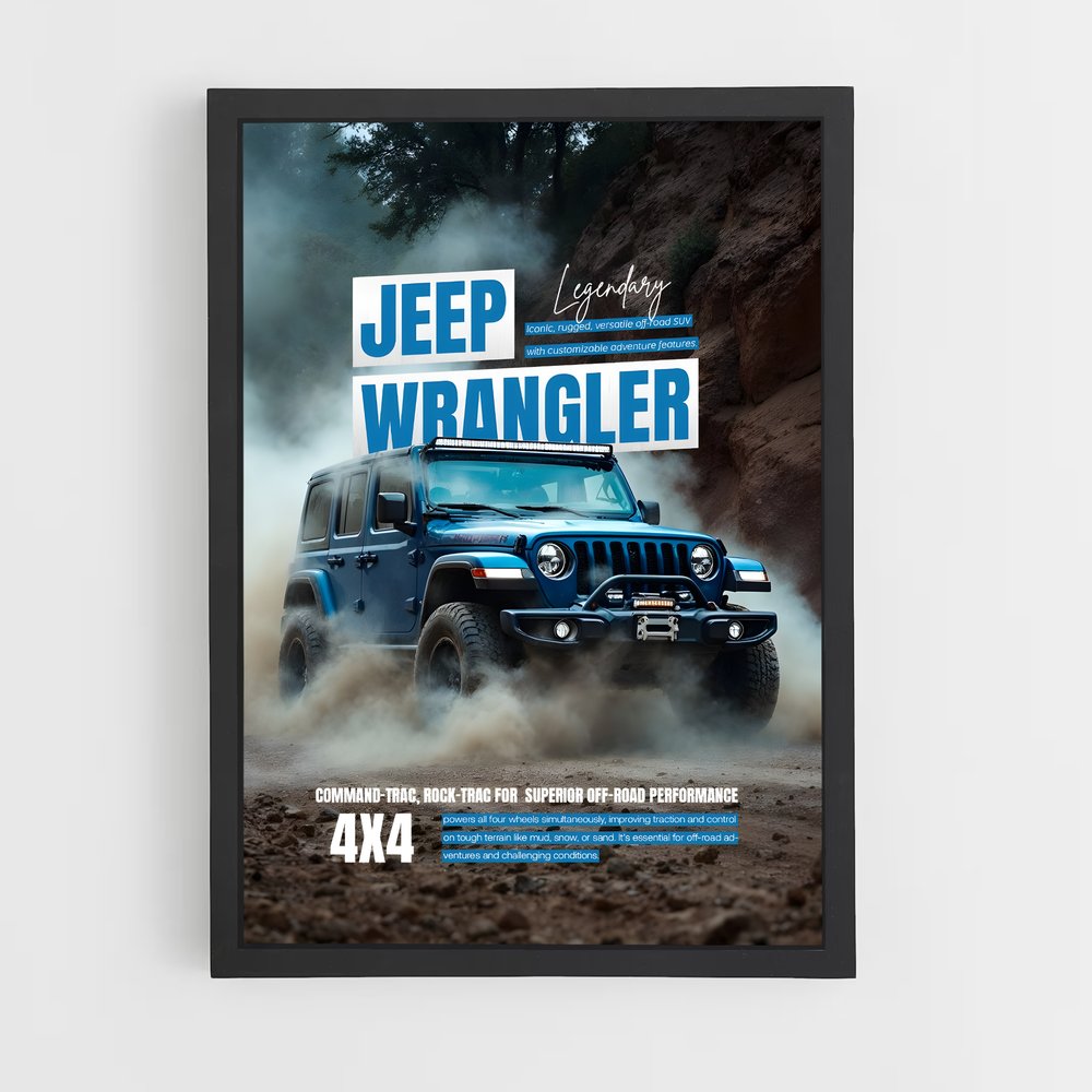 jeep-1 cadre Noir
