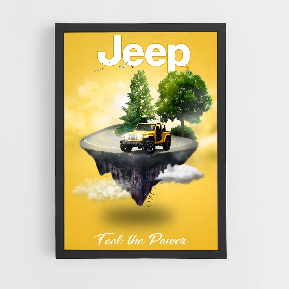 jeep-3 cadre Noir