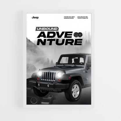 jeep-7 cadre Blanc