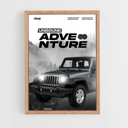 jeep-7 cadre Bois clair
