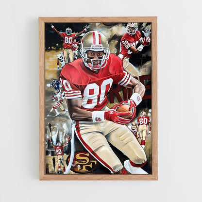 jerry-rice-6 cadre Bois clair