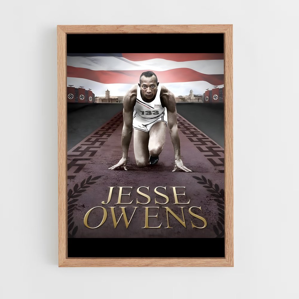 jesse-owens-2 cadre Bois clair