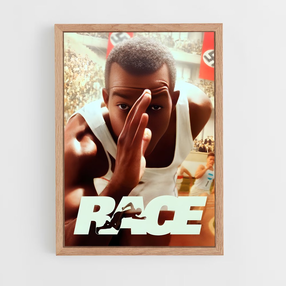 jesse-owens-6 cadre Bois clair