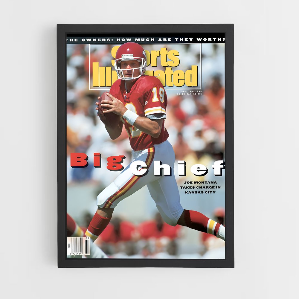 joe-montana-1 cadre Noir