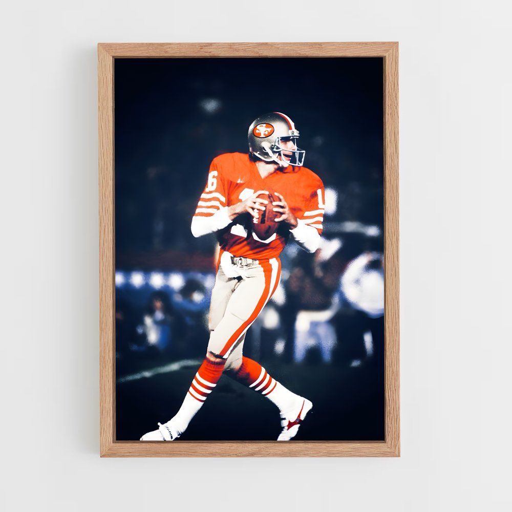joe-montana-2 cadre Bois clair