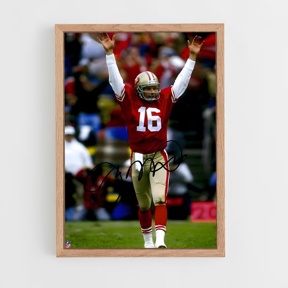 joe-montana-6 cadre Bois clair
