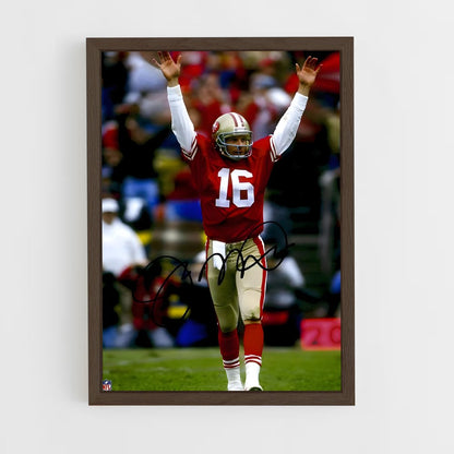 joe-montana-6 cadre Bois foncé