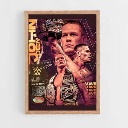 john-cena-1 cadre Bois clair