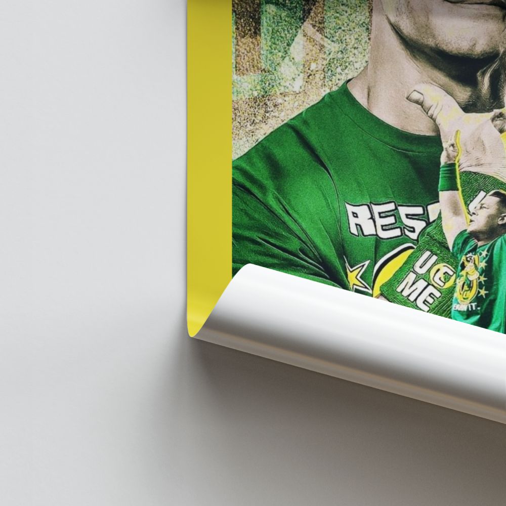 Affiche John Cena Groen