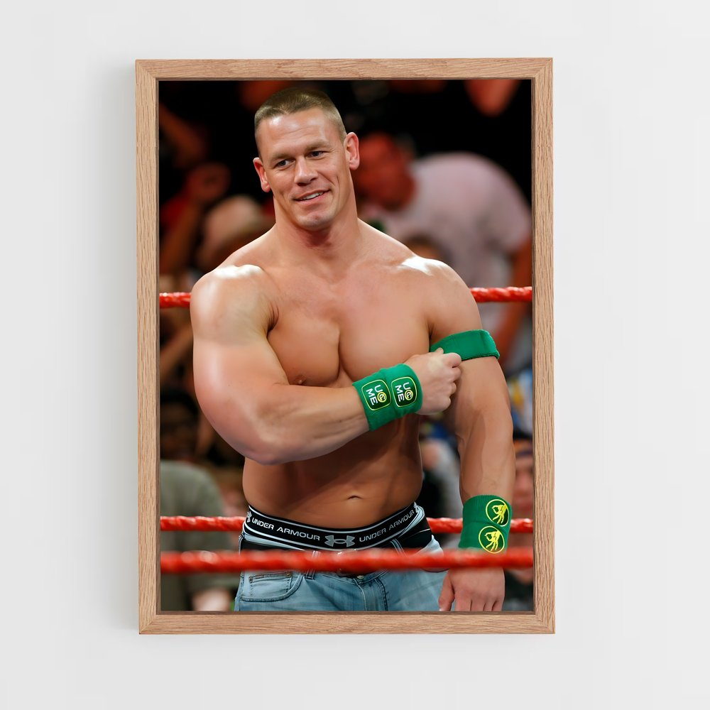 john-cena-3 cadre Bois clair