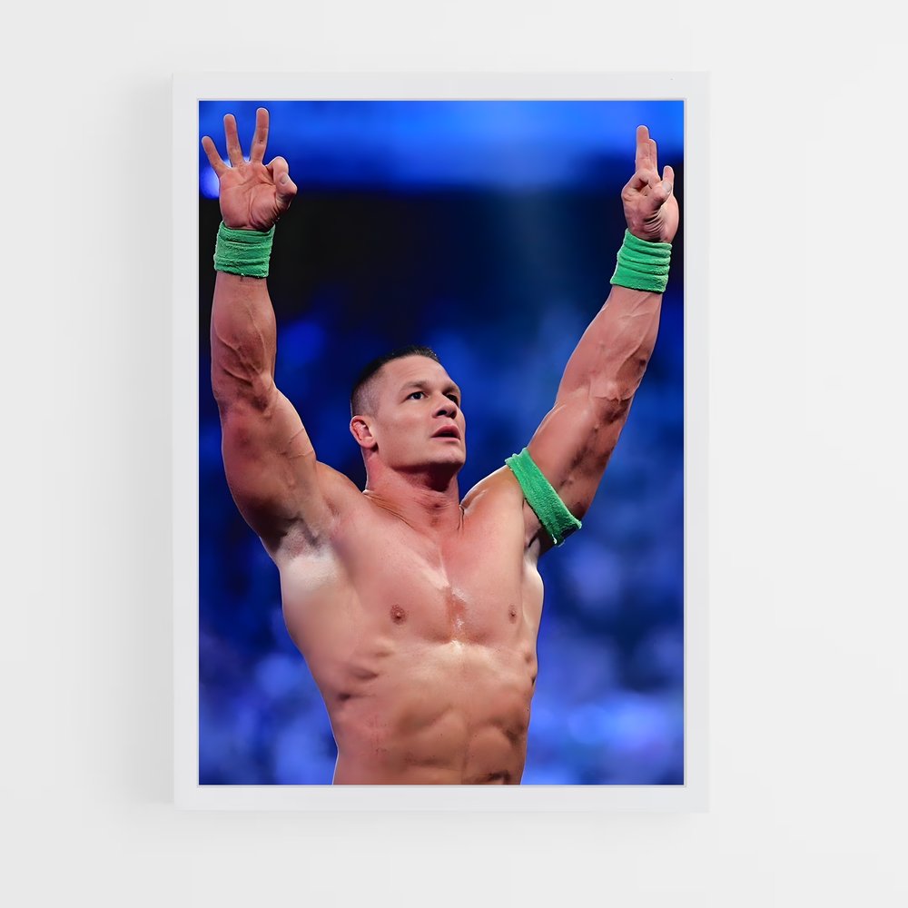john-cena-4 cadre Blanc