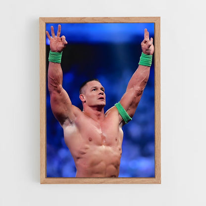 john-cena-4 cadre Bois clair