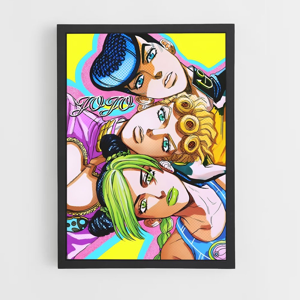 Poster Josuke x Giorno x Jolyne | Aesthetic Posters