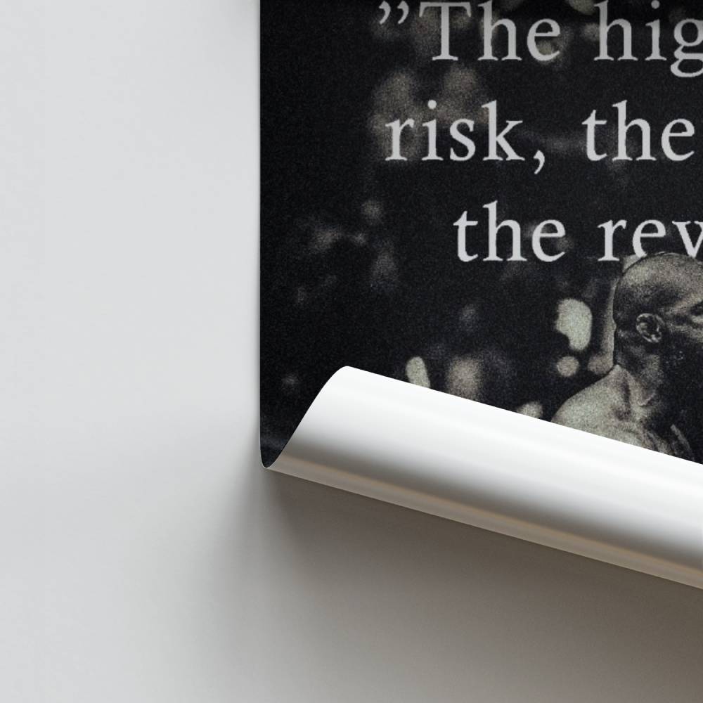 Poster High Risk High Reward | Aesthetic Posters