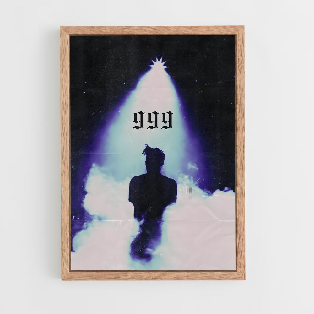 juice-wrld-10 cadre Bois clair