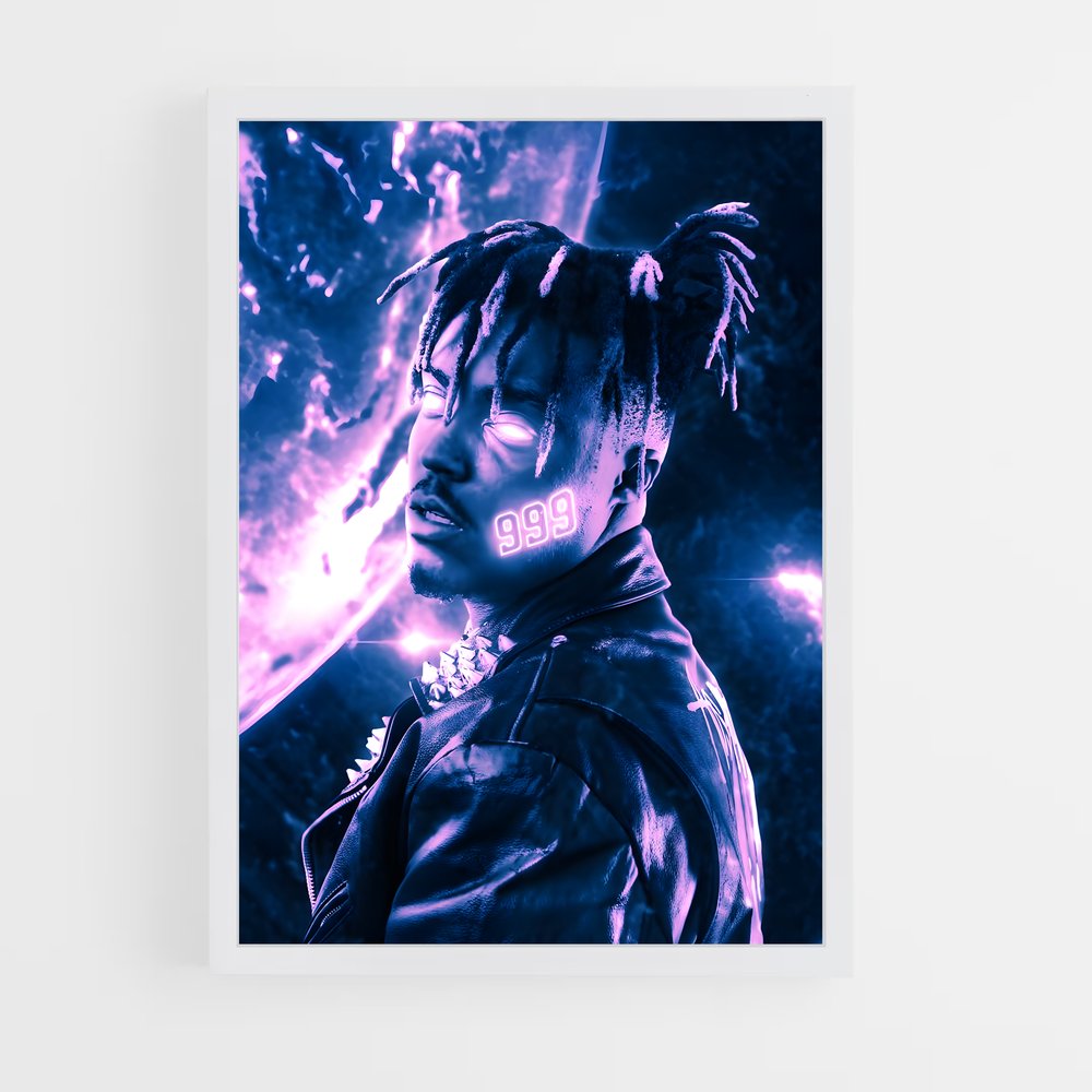 juice-wrld-12 cadre Blanc