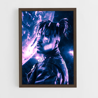 juice-wrld-12 cadre Bois foncé