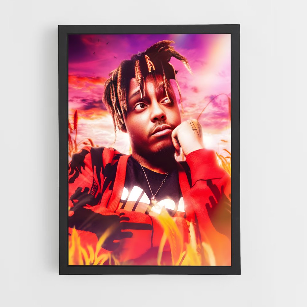 juice-wrld-14 cadre Noir