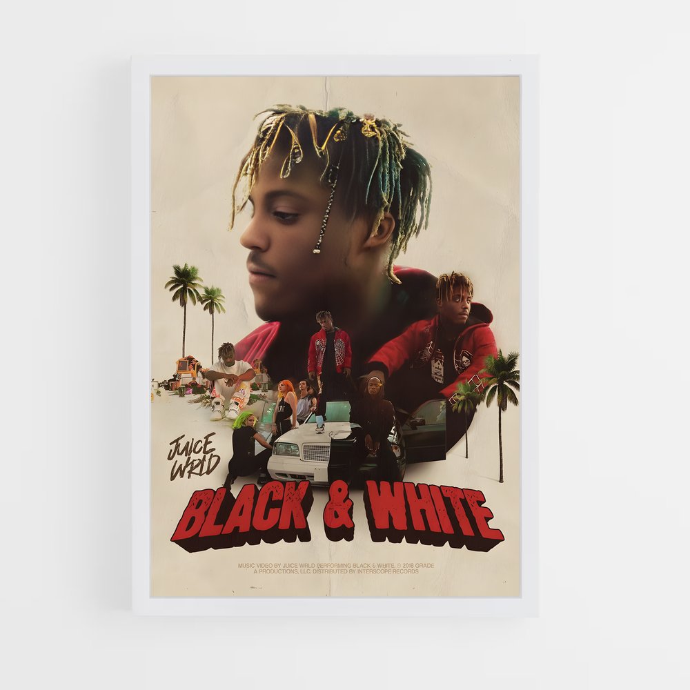 juice-wrld-16 cadre Blanc