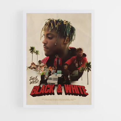 juice-wrld-16 cadre Blanc