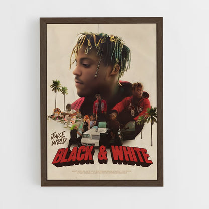 juice-wrld-16 cadre Bois foncé