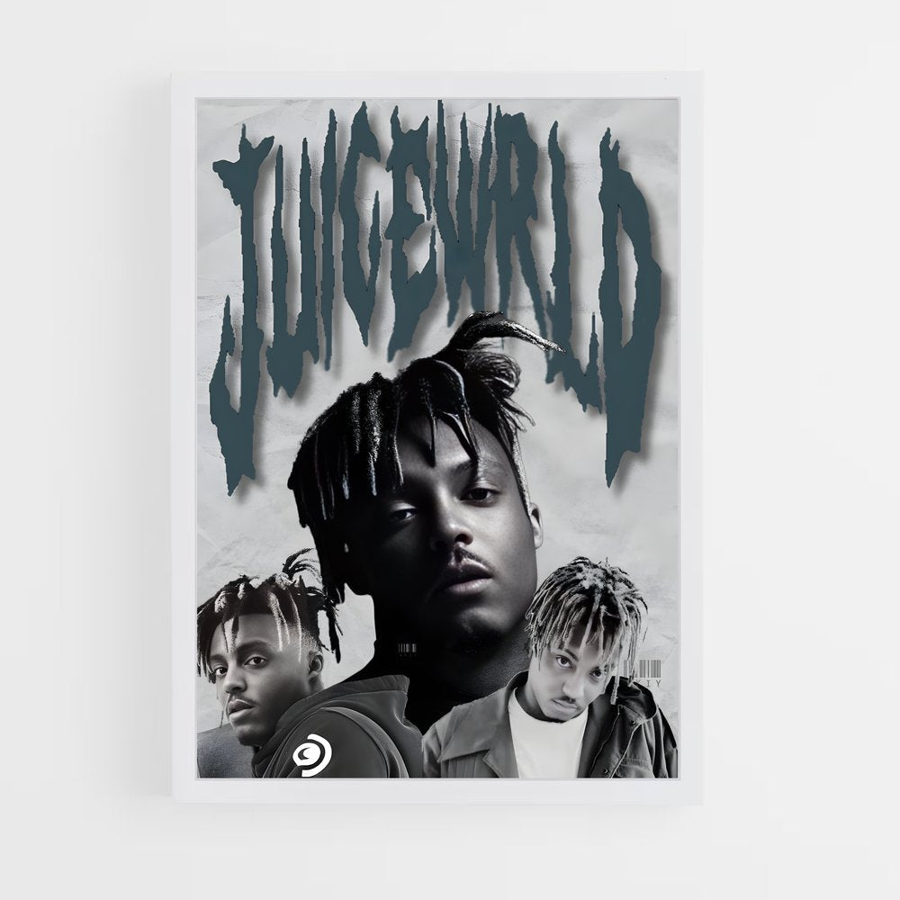 juice-wrld-18 cadre Blanc