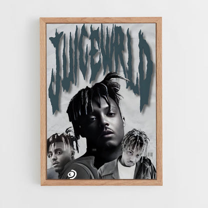 juice-wrld-18 cadre Bois clair
