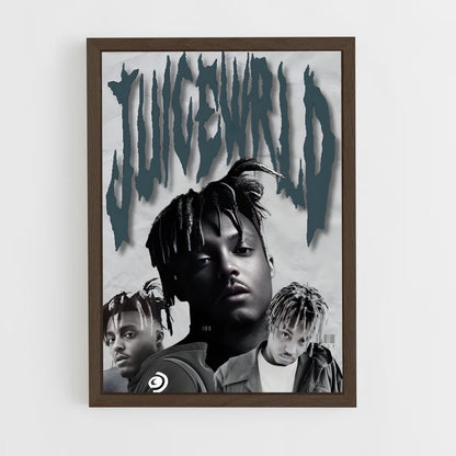 juice-wrld-18 cadre Bois foncé