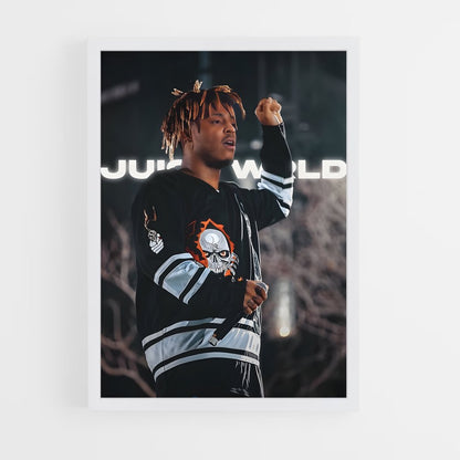 juice-wrld-19 cadre Blanc