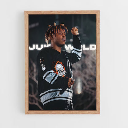 juice-wrld-19 cadre Bois clair