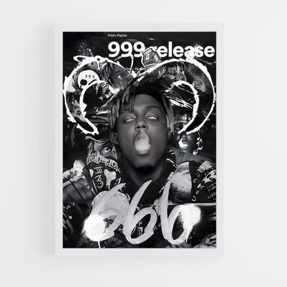 juice-wrld-3 cadre Blanc