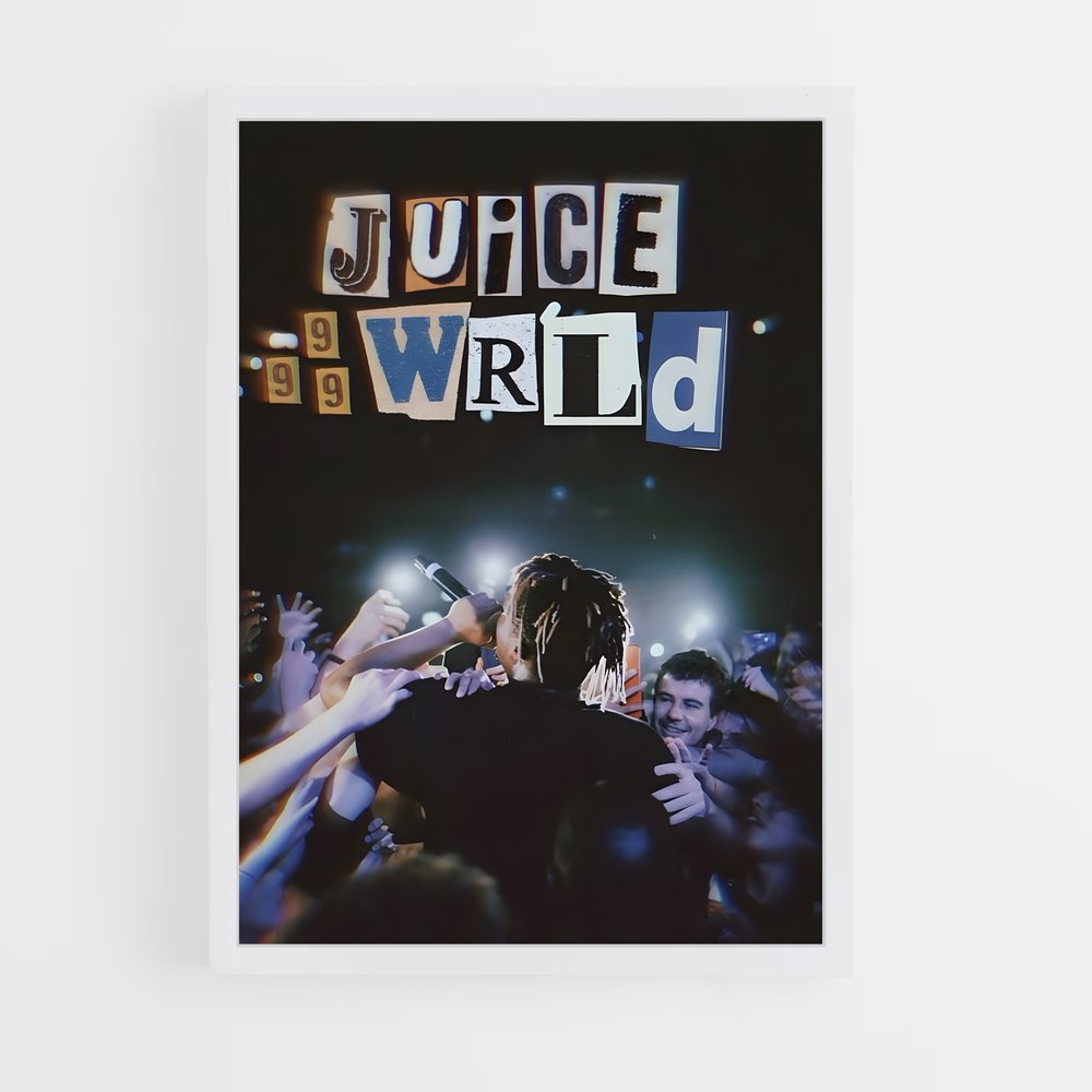 juice-wrld-5 cadre Blanc