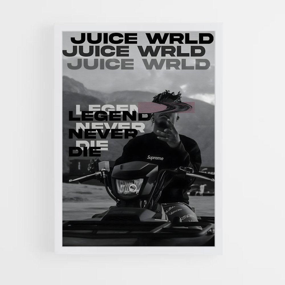 juice-wrld-6 cadre Blanc