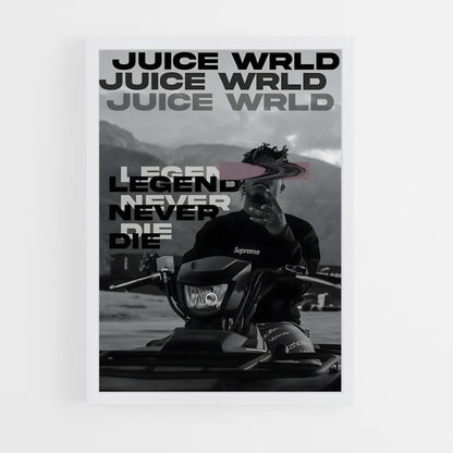 juice-wrld-6 cadre Blanc